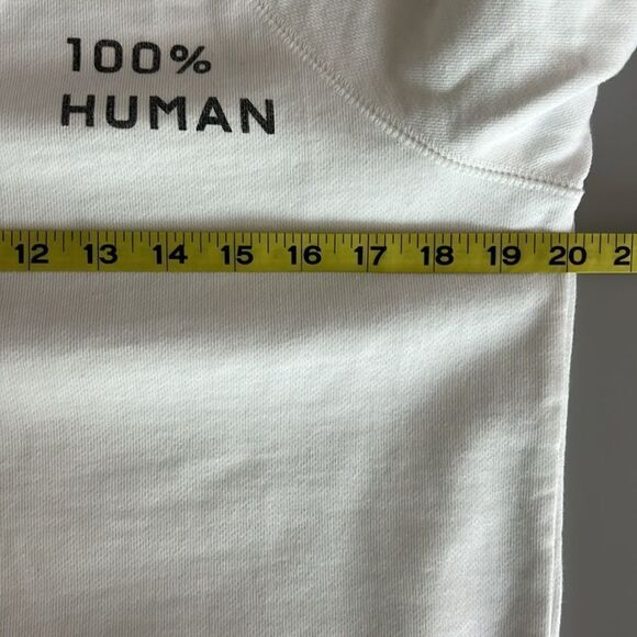 NWOT Everlane The 100% Human Unisex French Terry Crew Neck in White Size XS - Picture 7 of 9